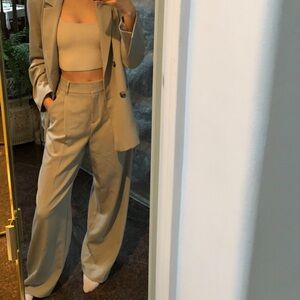 OAK + FORT trousers colour is STORM